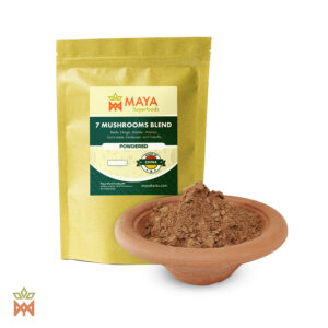 7 Pilzmischungen - Reishi, Chaga, Shiitake, Maitake, Löwenmähne, Cordyceps und Tremella Pilzpulver aus China, 100 Gramm