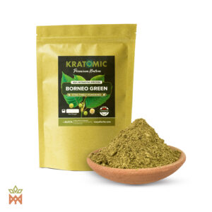 Borneo Green Nano Kratom (Mitragyna speciosa) - Pulverisierte Blätter aus Indonesien